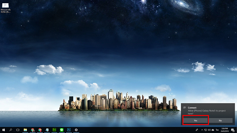 Miracast หรือ DLNA หรือ Screen Mirroring